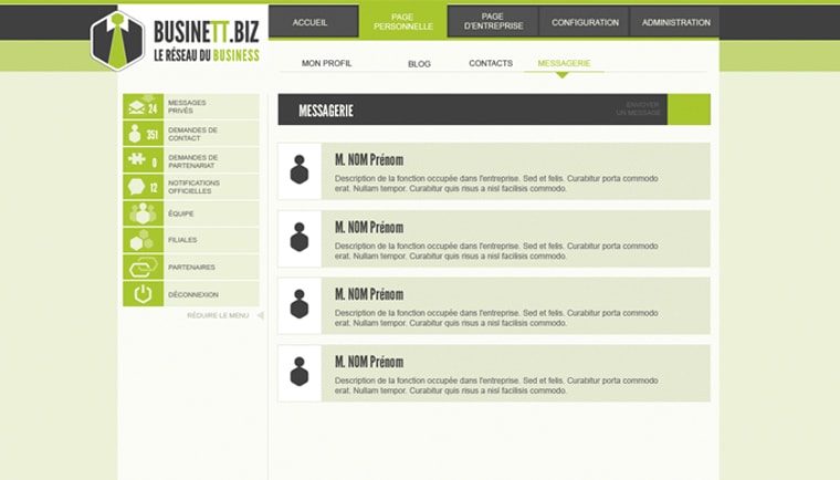 Businett : Webdesign