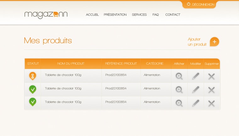 Magazenn : Webdesign