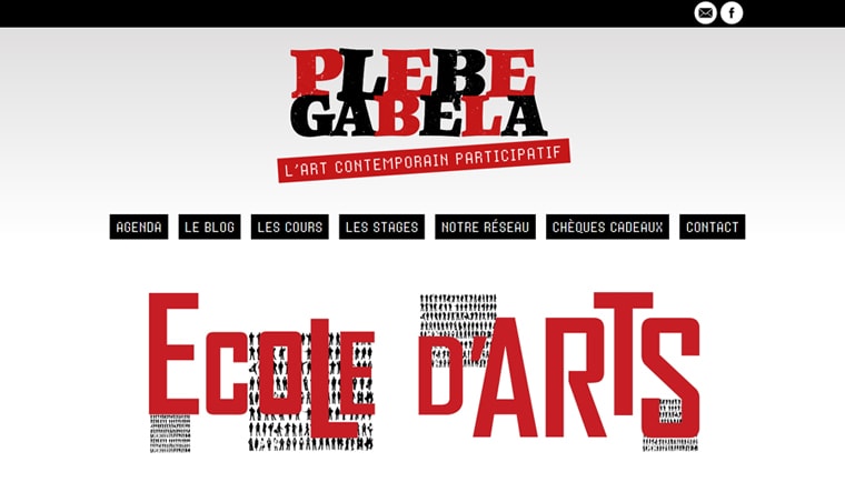 Plebe Gabela : Webdesign