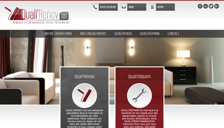 QualRénov : Webdesign