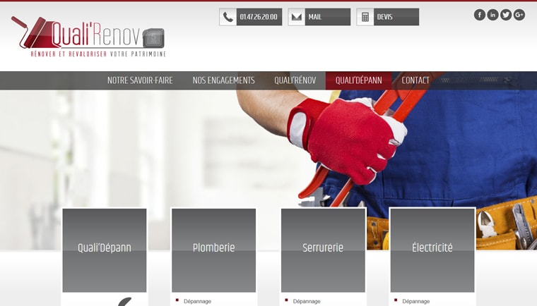 QualRénov : Webdesign